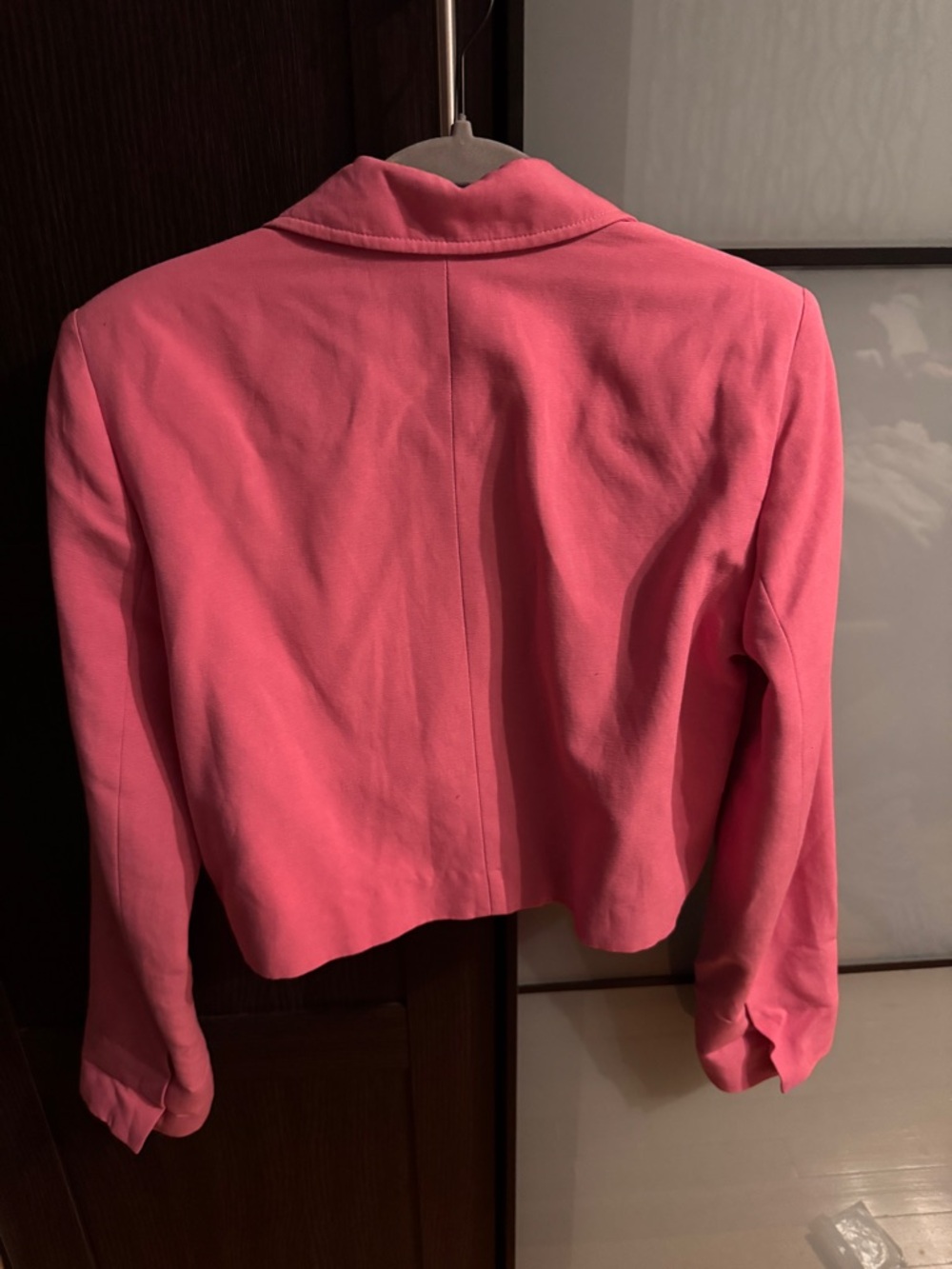 Pink Cropped Blazer - Picture 3 of 4